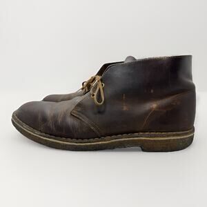 Clarks Originals Desert Chukka Boot 26101682 M 11 Brown Leather Gum Sole Shoes